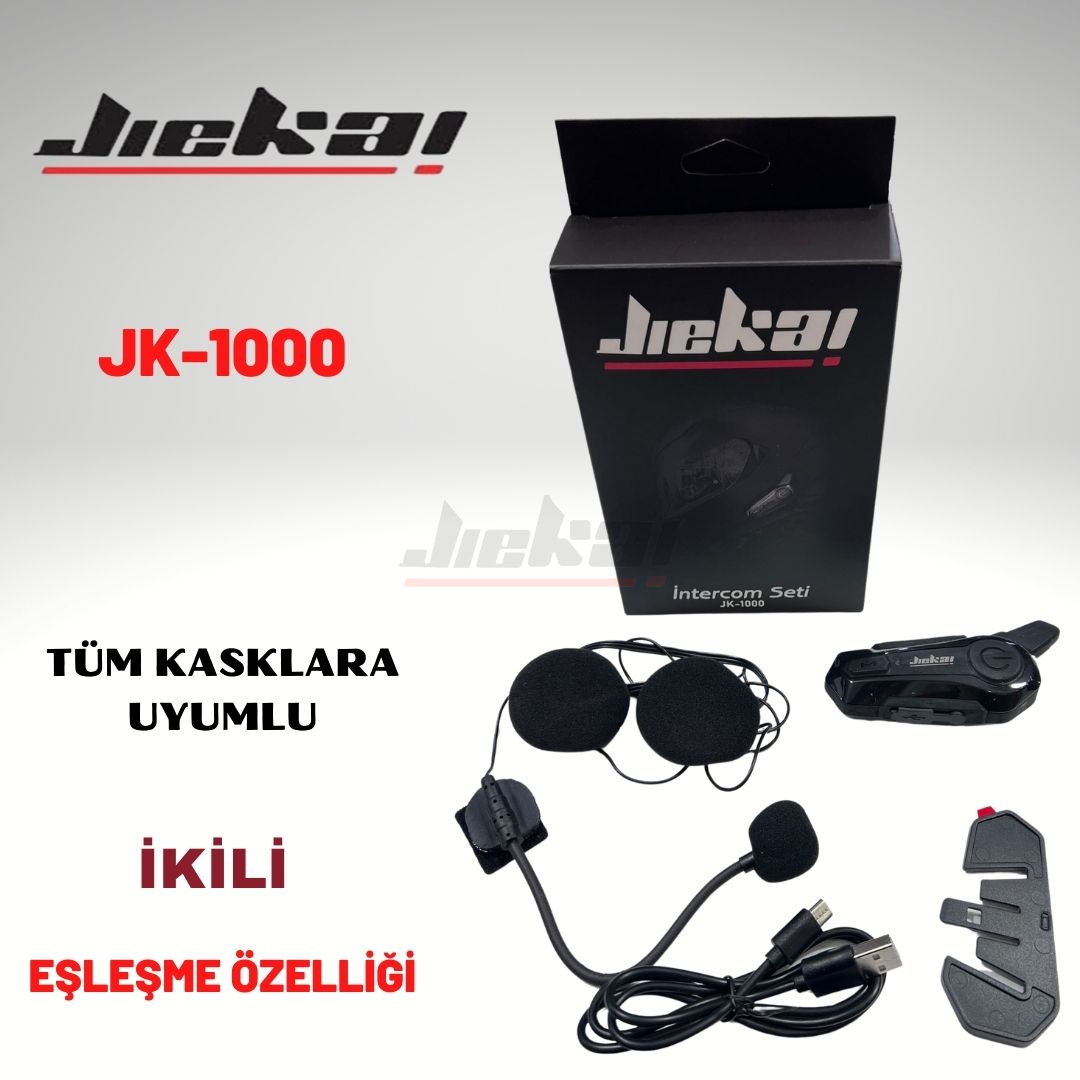 JK-1000 İNTERKOM SİYAH