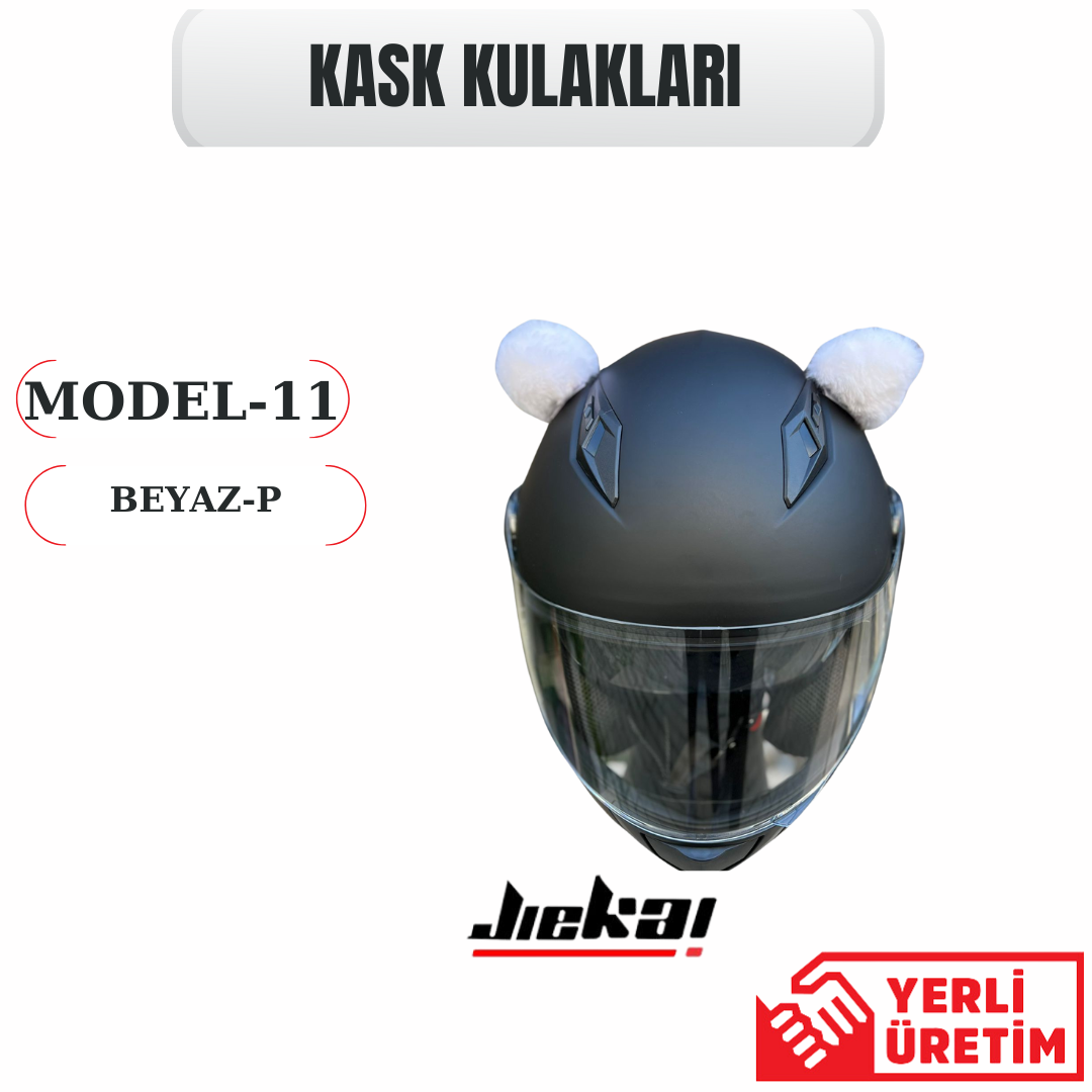 MODEL-11 KASK AKSESUARI BEYAZ-P