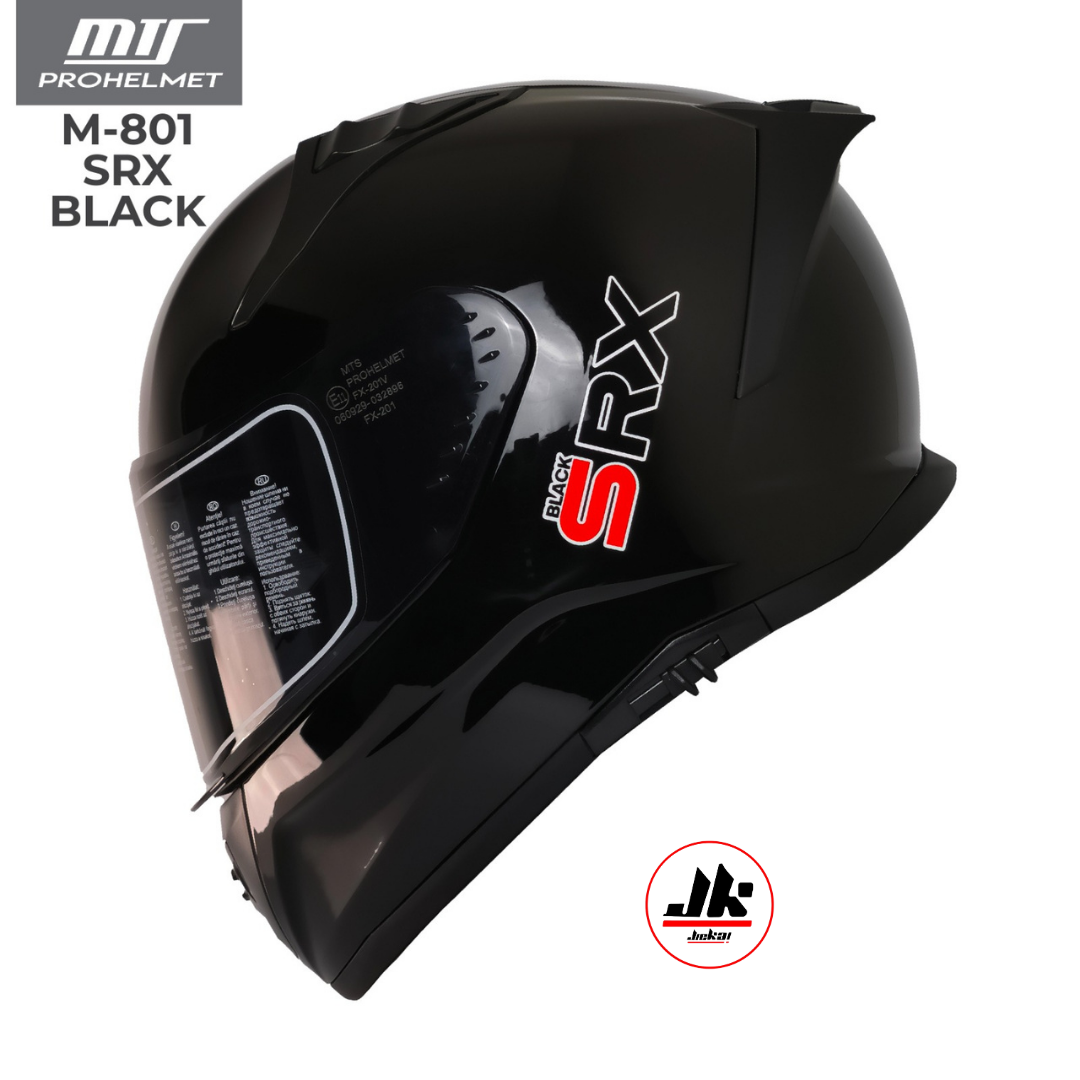 MTS-M801 SRX BLACK FUL FACE KASK 