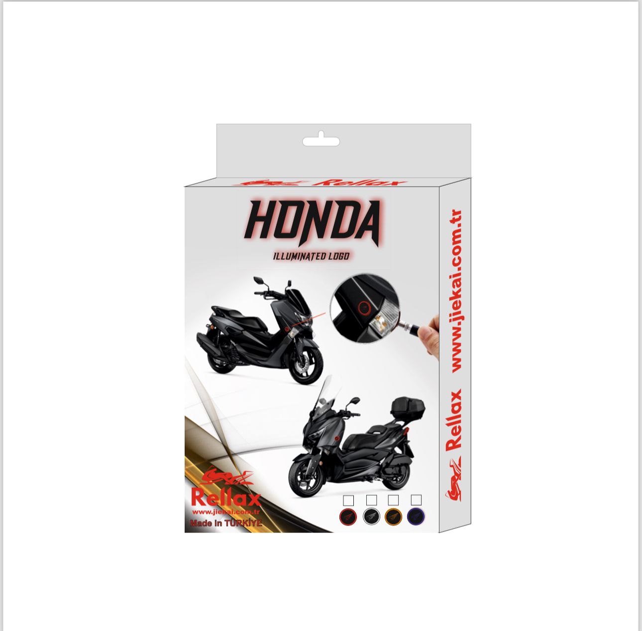 HONDA ışıklı LOGO / BEYAZ  /