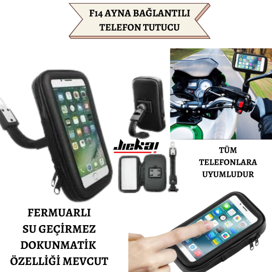 F-14 TELEFON TUTUCU AYNA BAĞLANTILI BÜYÜK BOY