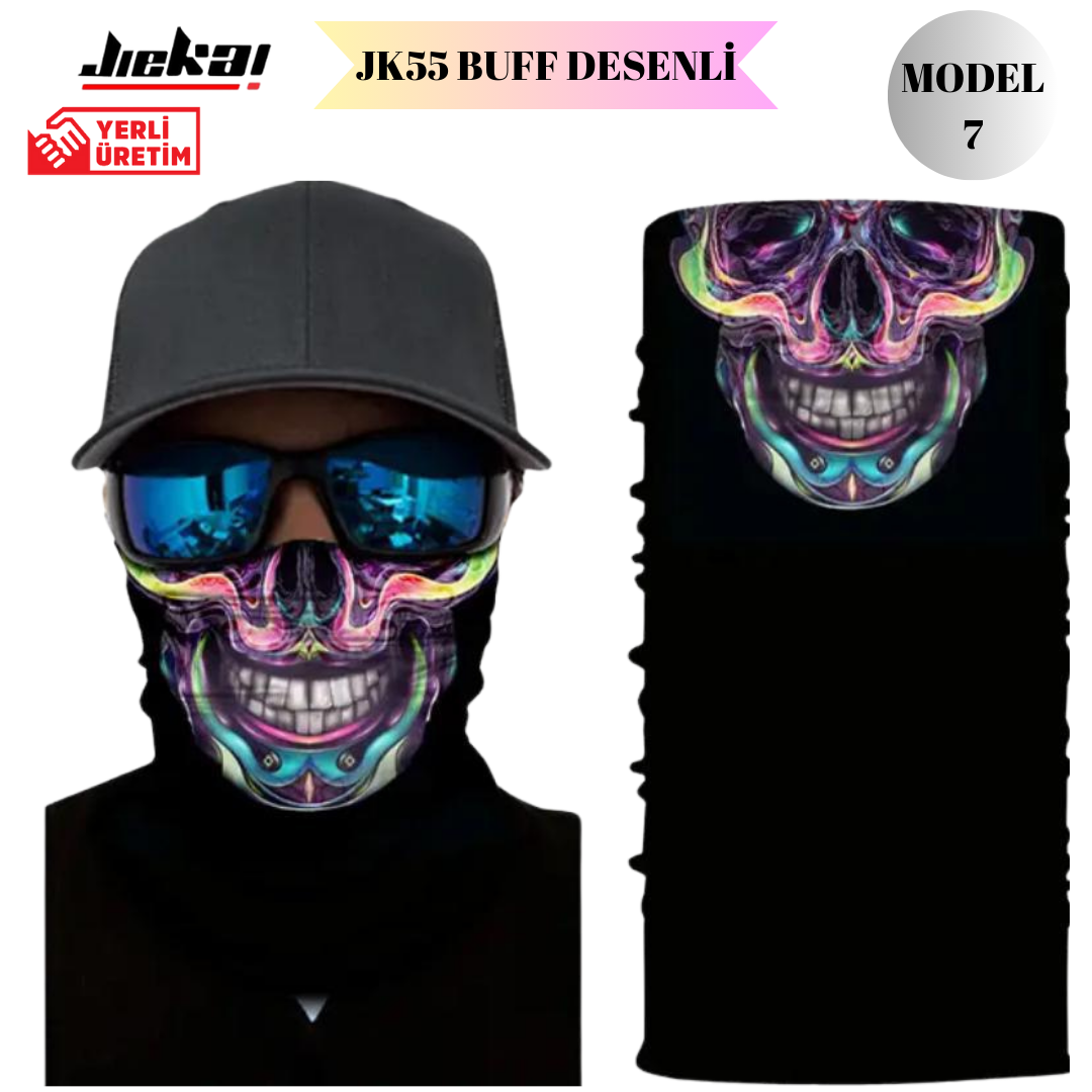 JK55 BUFF DESENLİ BANDANA MODEL-7