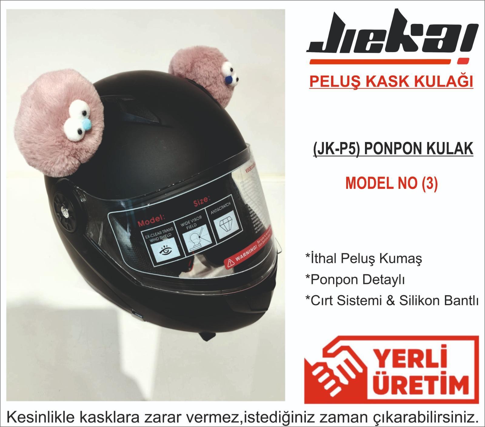 PELUŞ KASK KULAĞI (JK-P5) PONPON