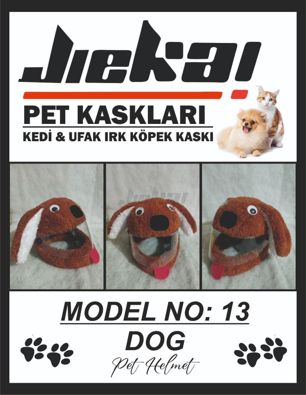 JİEKAİ K114 KEDİ VE KÖPEK KASKI MODEL: 13( KASK YERLİ ÜRETİM )