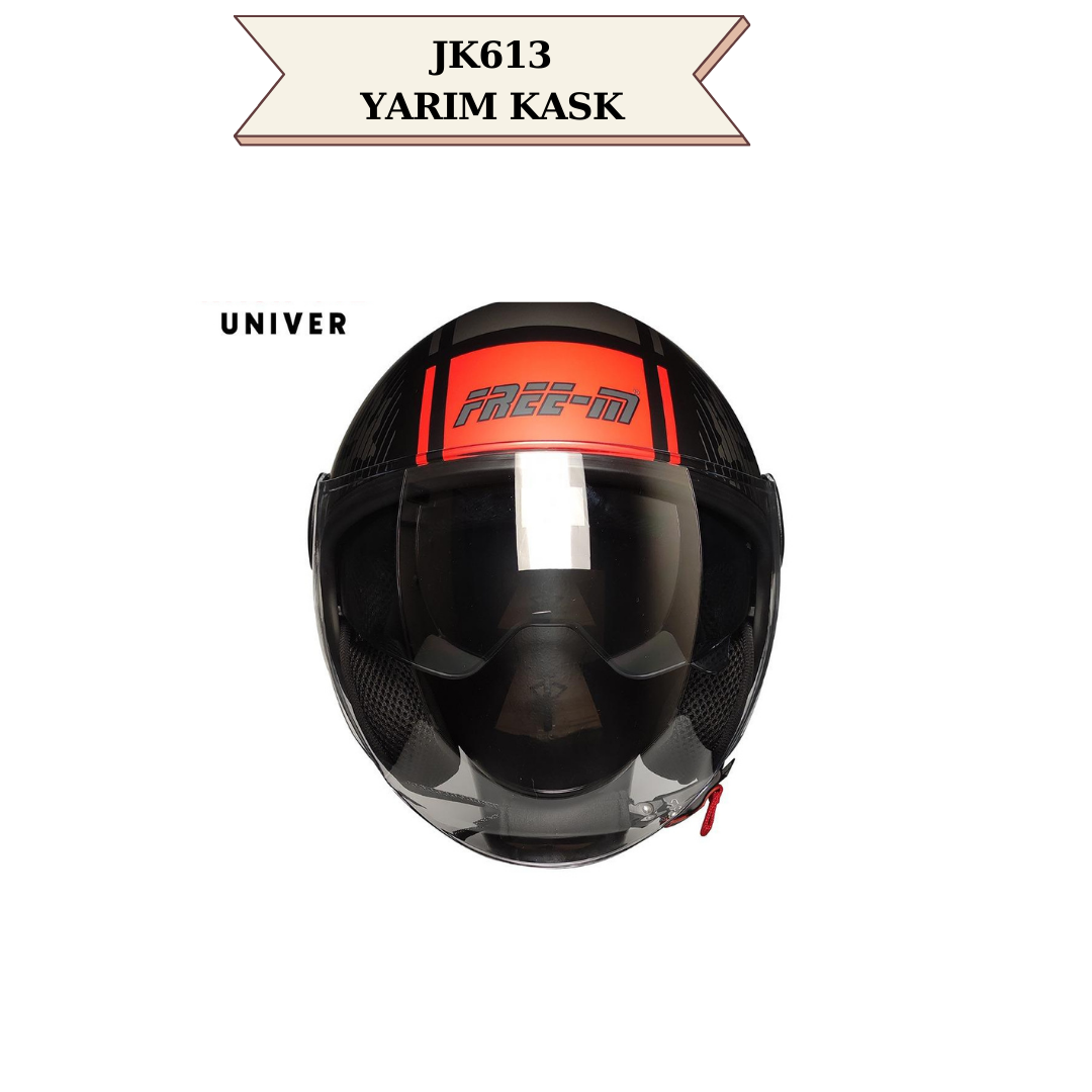 JK613 YARIM KASK UNİVER DESEN 