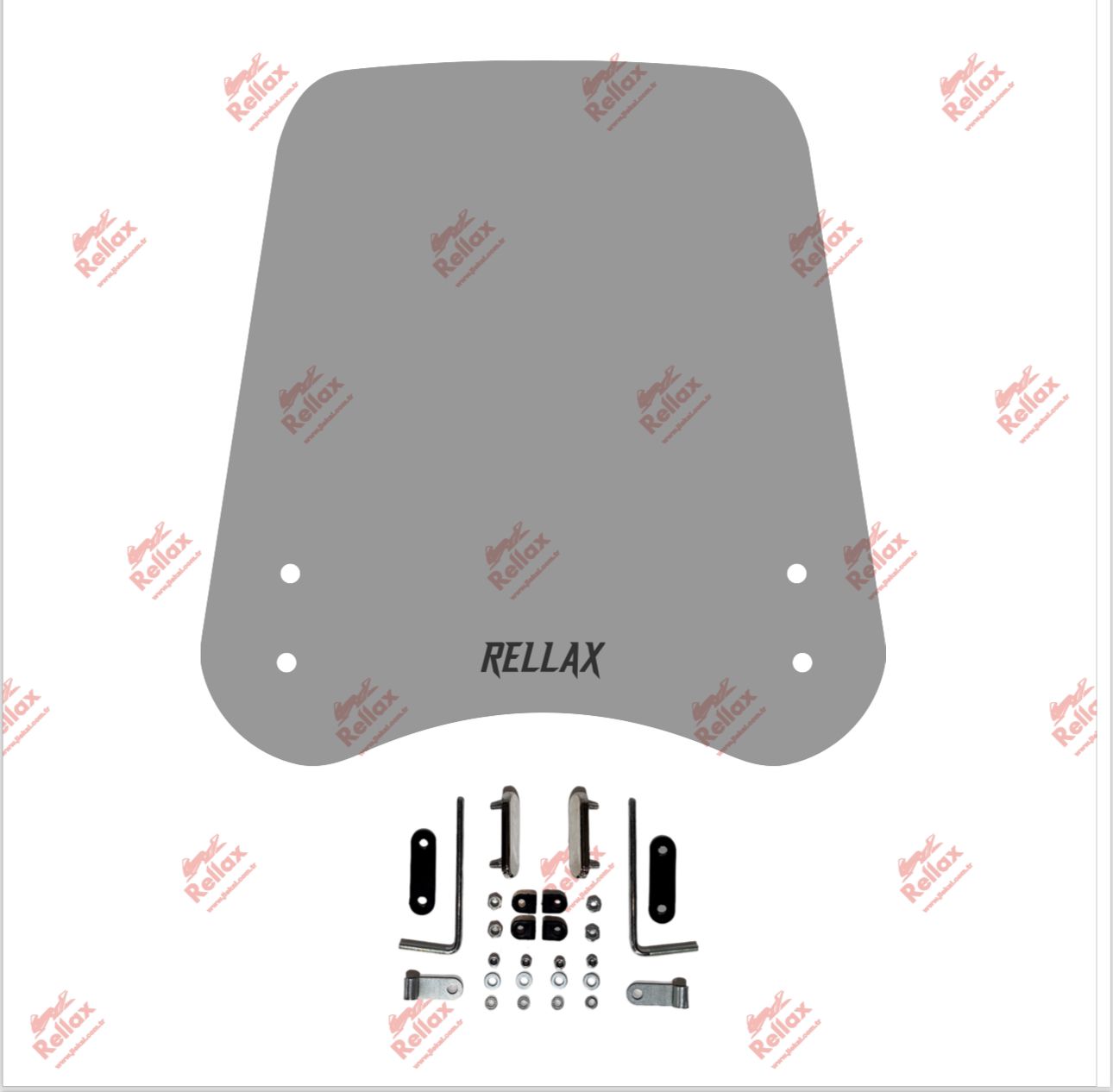 RELLAX SCOOTER ÖN CAM  35 CM FÜME RENK 