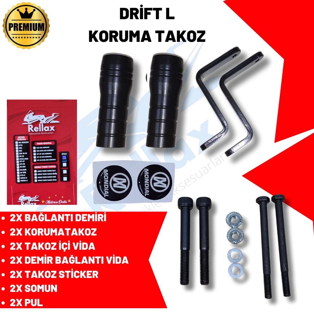 Mondial Drift 125 L Koruma Takozu