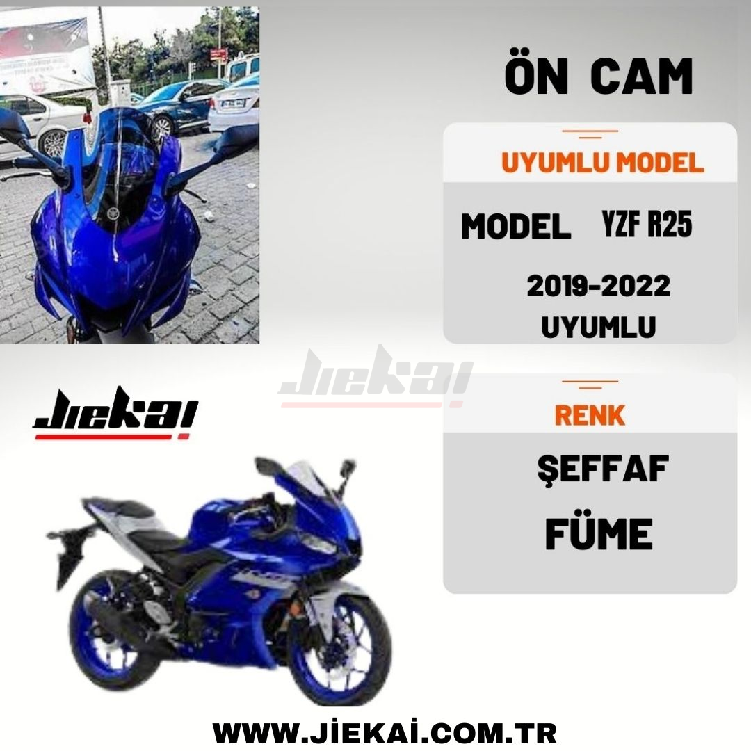 RELLAX YAMAHA R25 2019-2022 FÜME