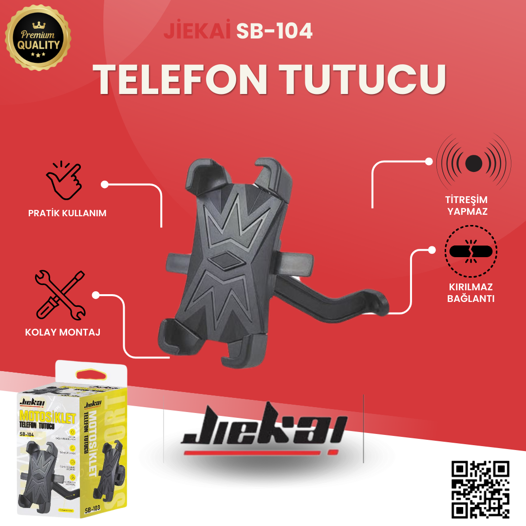 JİEKAİi SB-104 AYNA BAĞLANTILI TELEFON TUTUCU