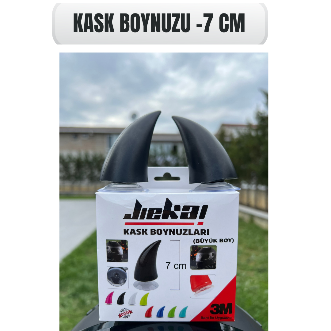 KASK BOYNUZU BÜYÜK BOY SİYAH MODEL-1