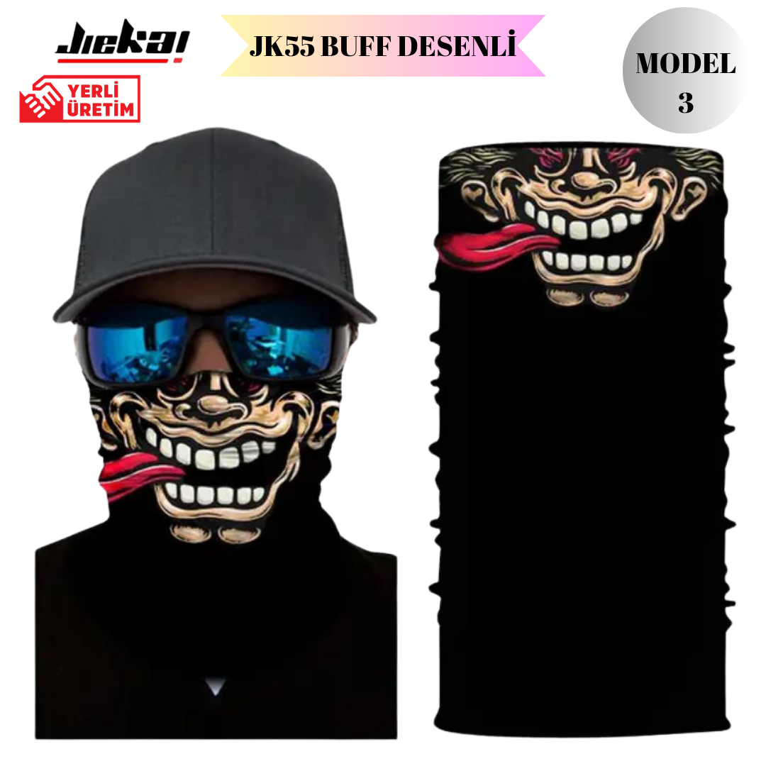 JK55 BUFF DESENLİ BANDANA MODEL-3